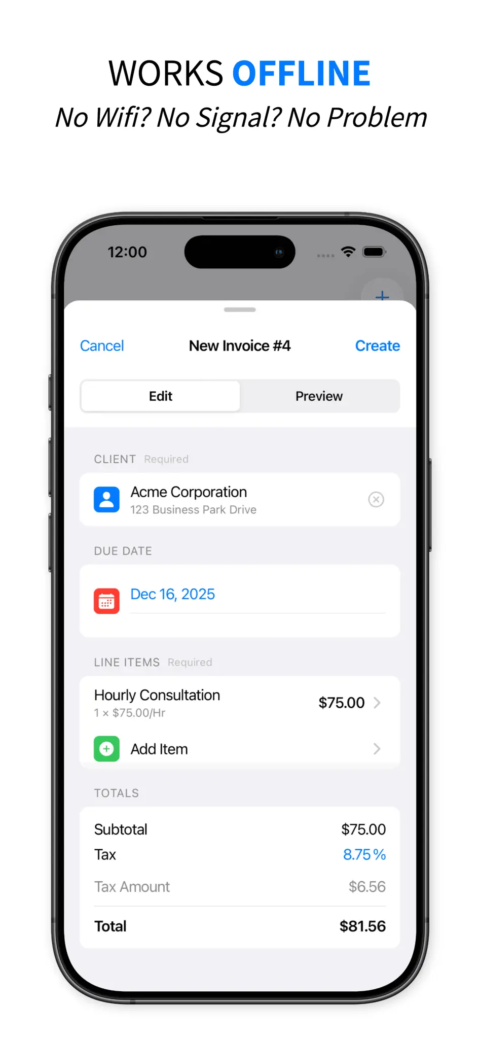 Screenshot 5 of Paper Invoice