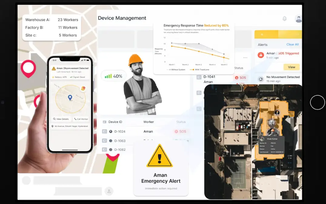 Screenshot 2 of TrackLone – Lone Worker Safety Solution