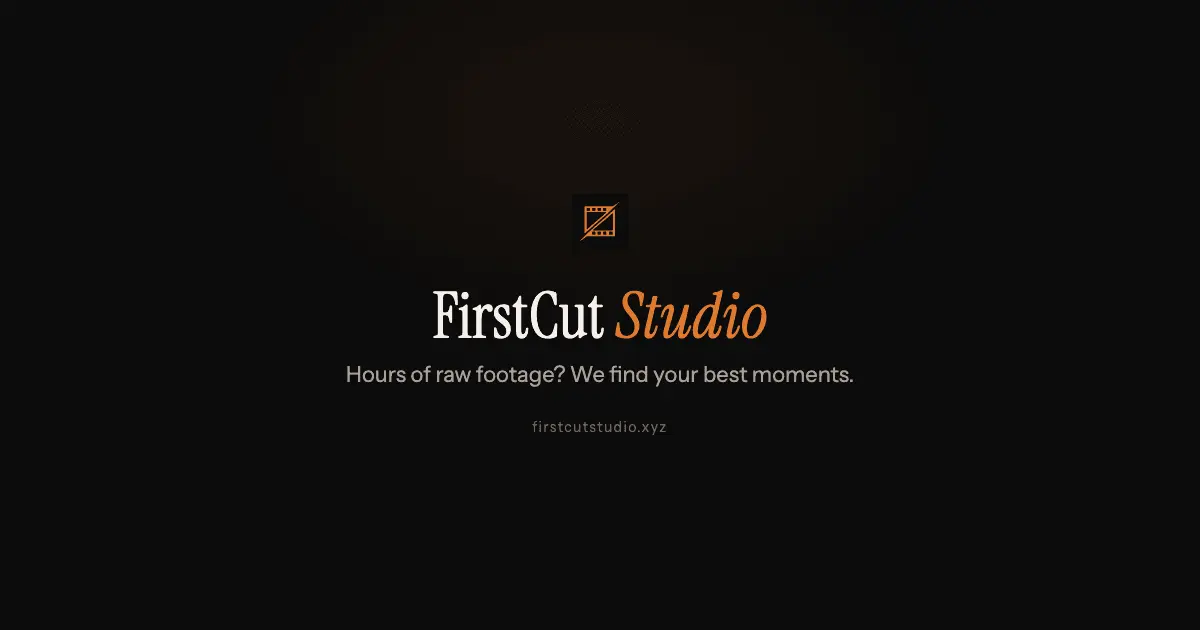 Screenshot 1 of FirstCut Studio
