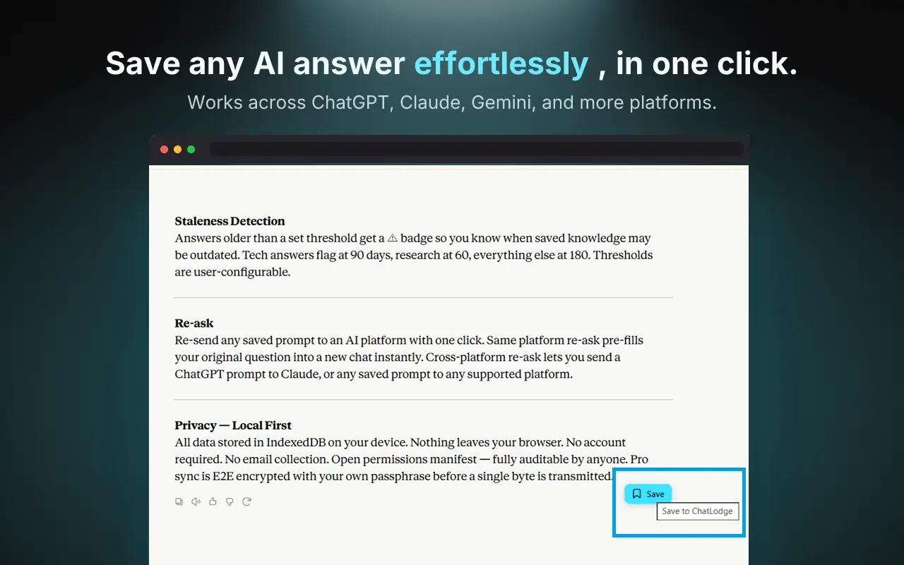 Screenshot 2 of ChatLodge- AI chats as knowledge base