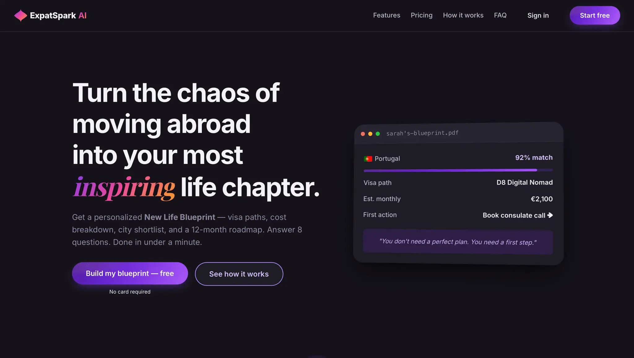 Screenshot 2 of ExpatSpark AI