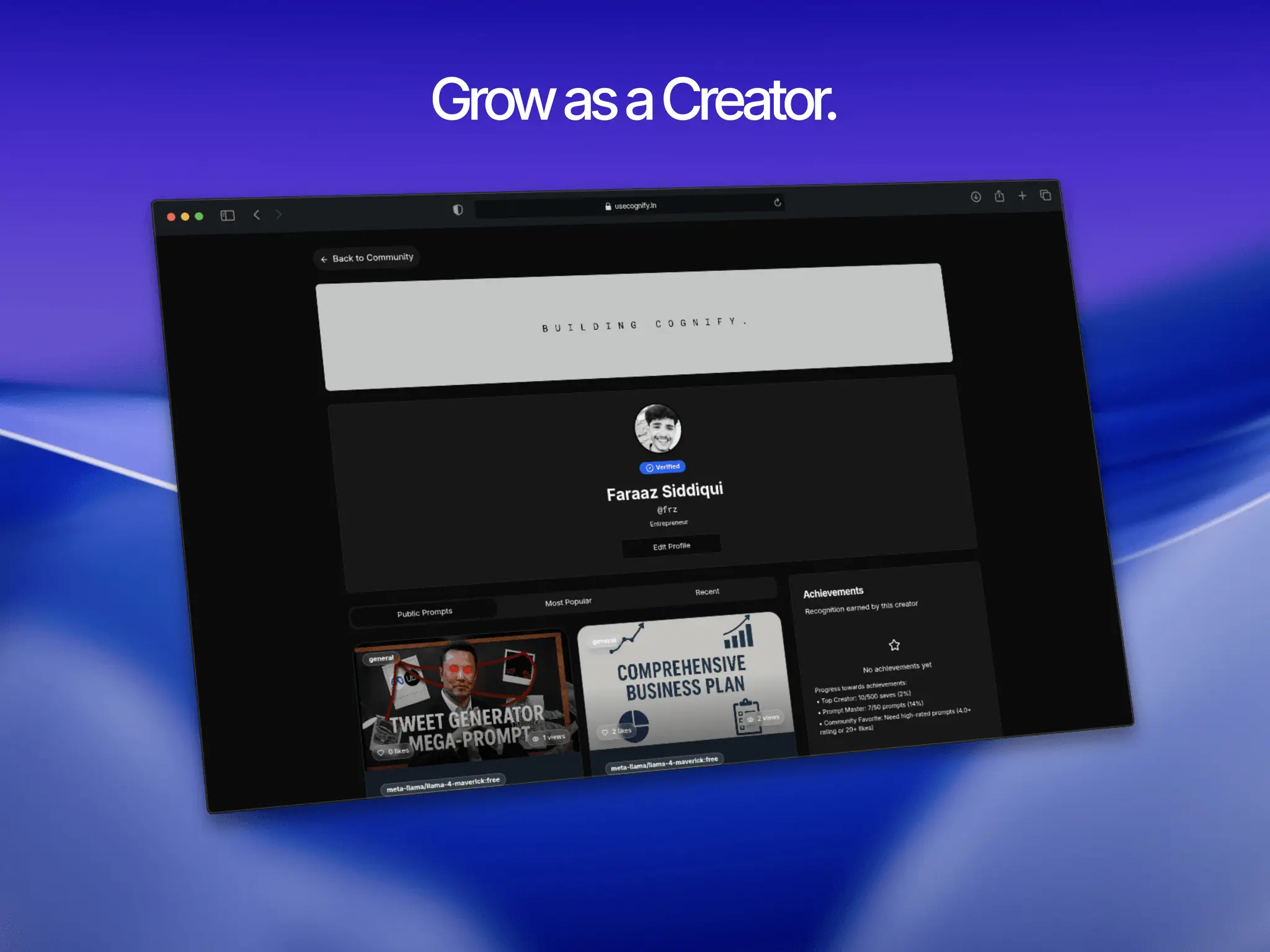 Screenshot 8 of Cognify - AI Prompt Platform