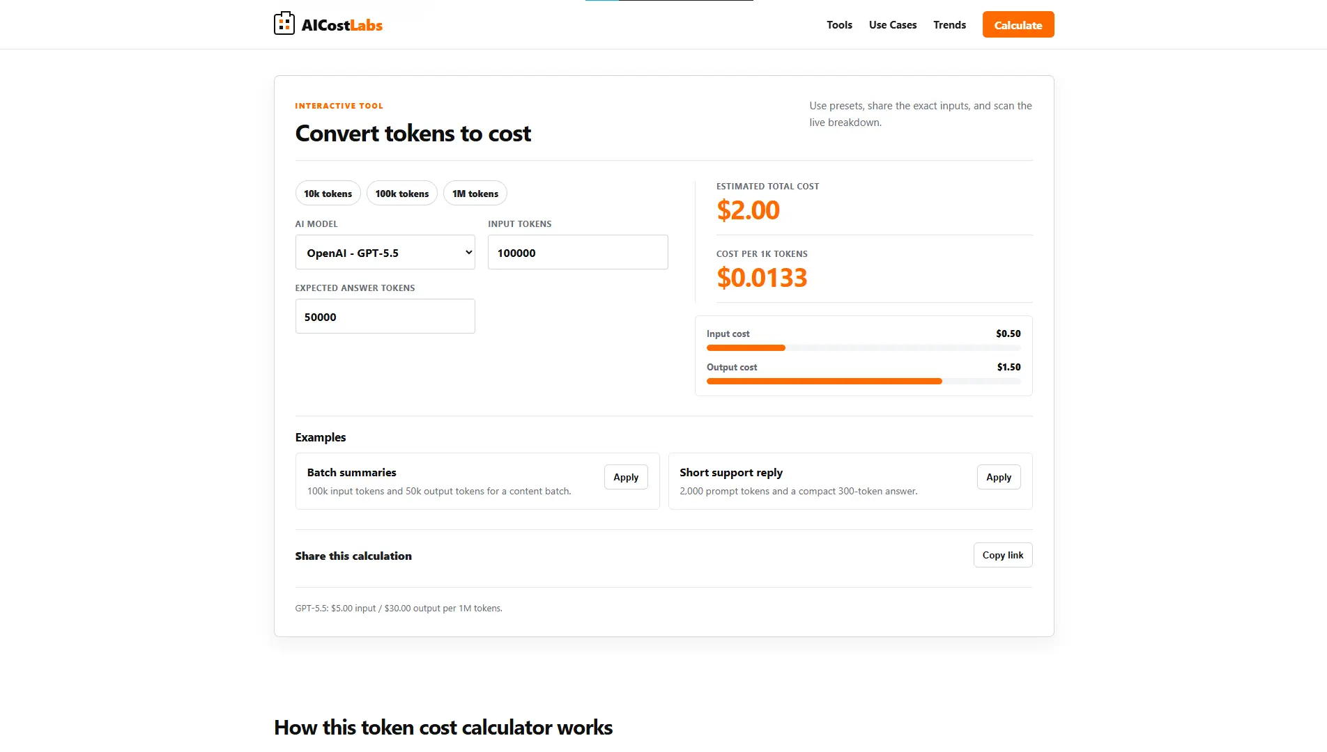 Screenshot 2 of AIcostlabs