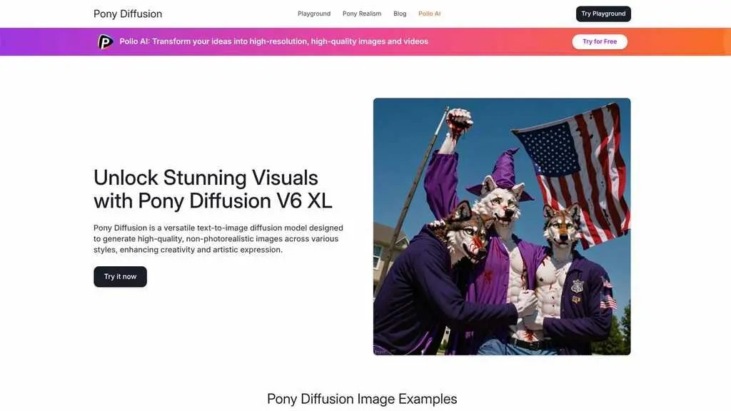 Screenshot 1 of Pony Diffusion