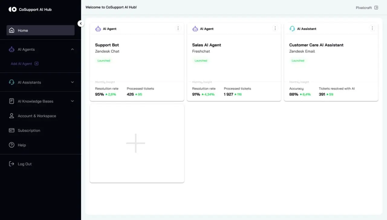 Screenshot 2 of CoSupport AI