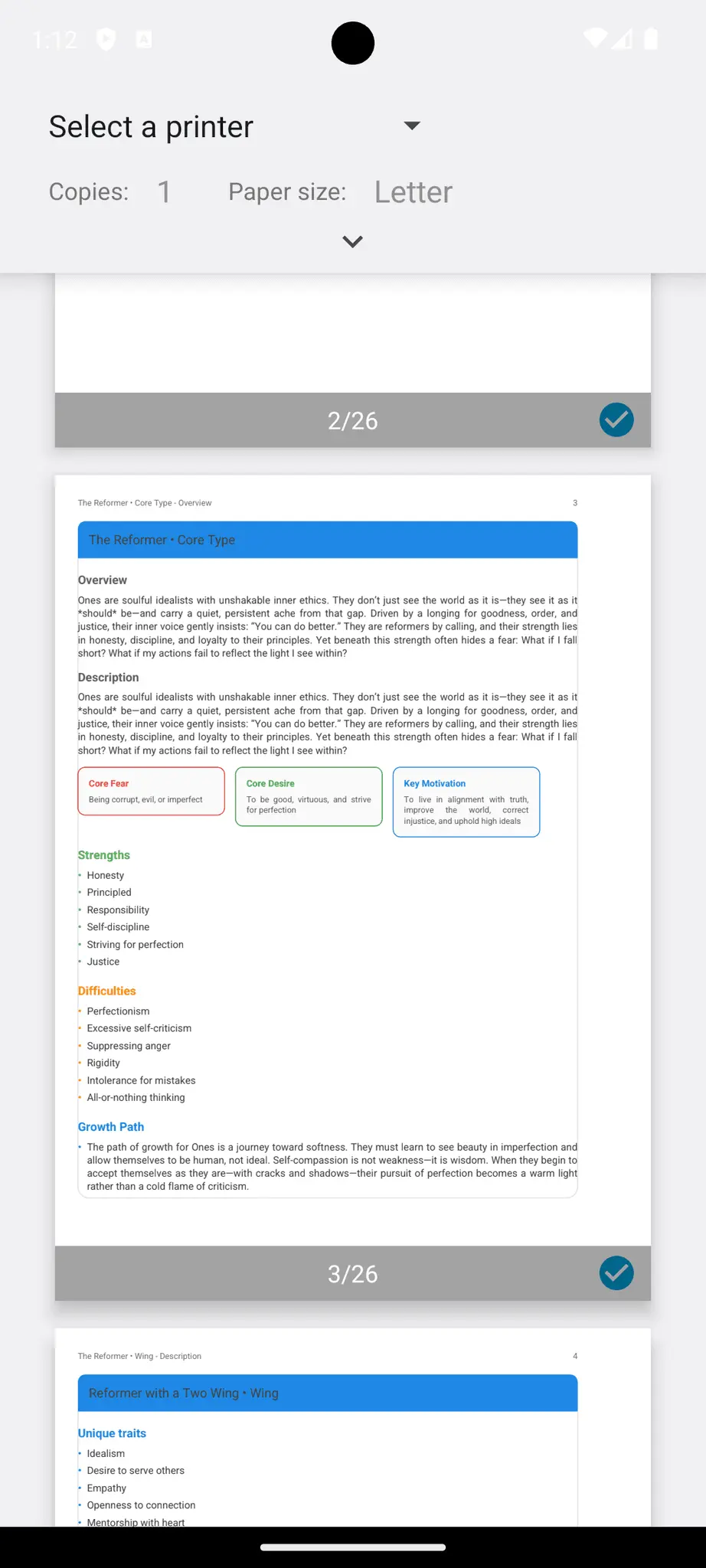 Screenshot 9 of Personality Compass