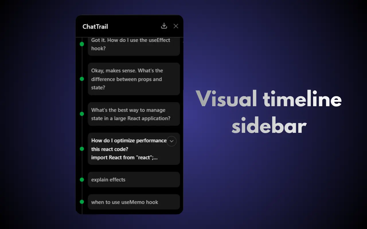Screenshot 4 of ChatTrail