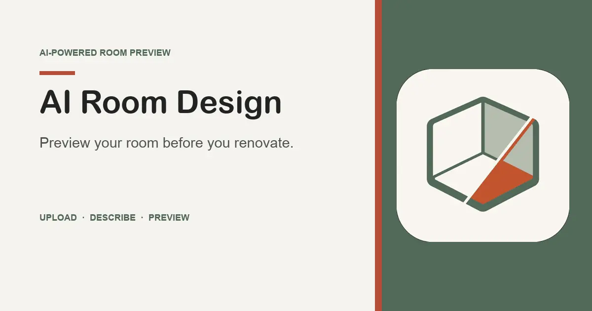 Screenshot 1 of AI Room Design Preview