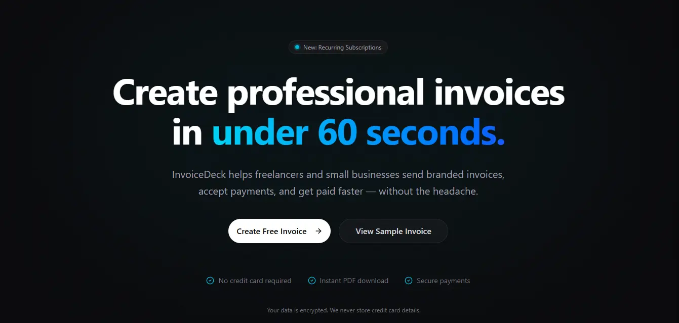 Screenshot 2 of InvoiceDeck
