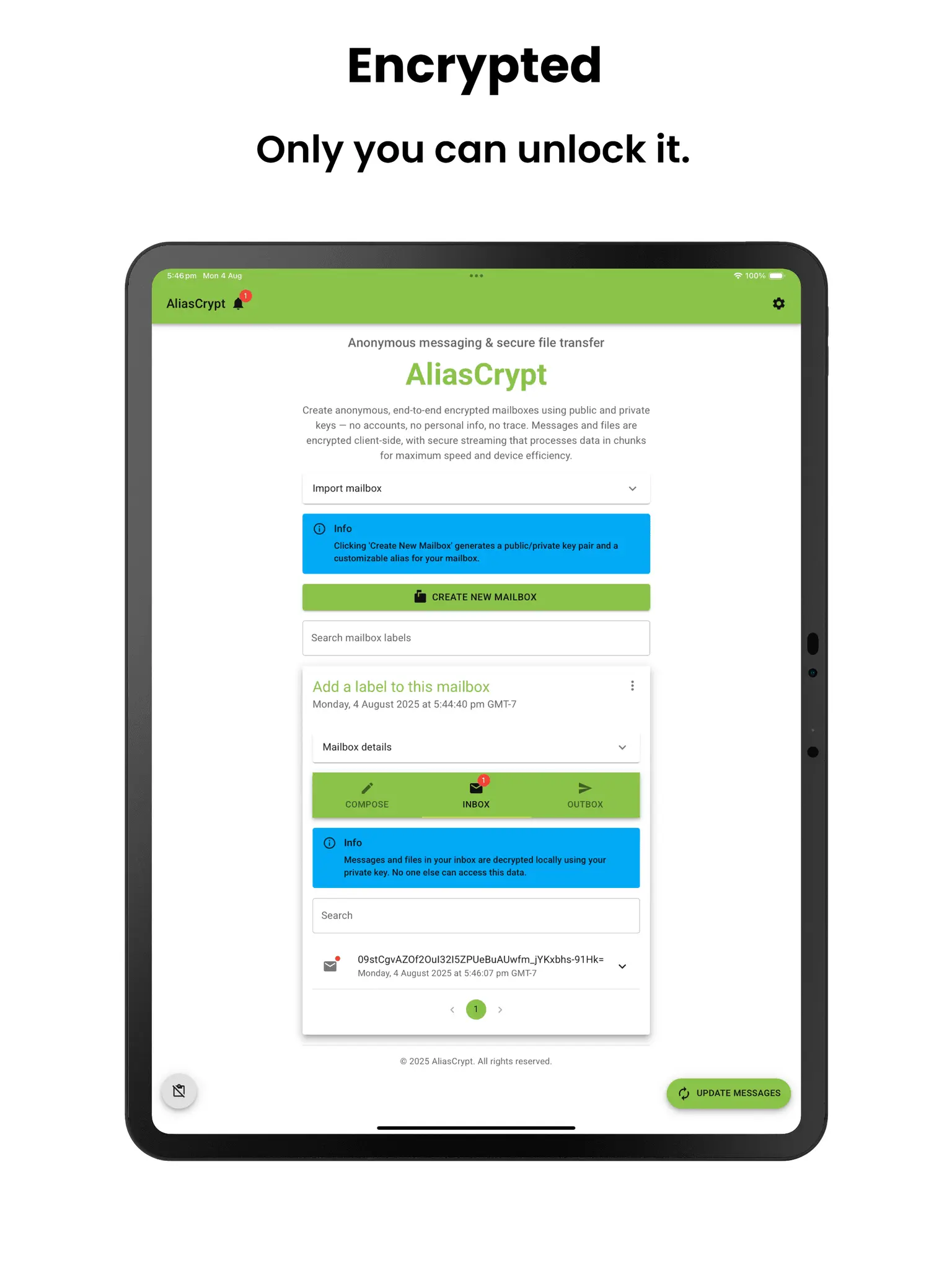 Screenshot 3 of AliasCrypt