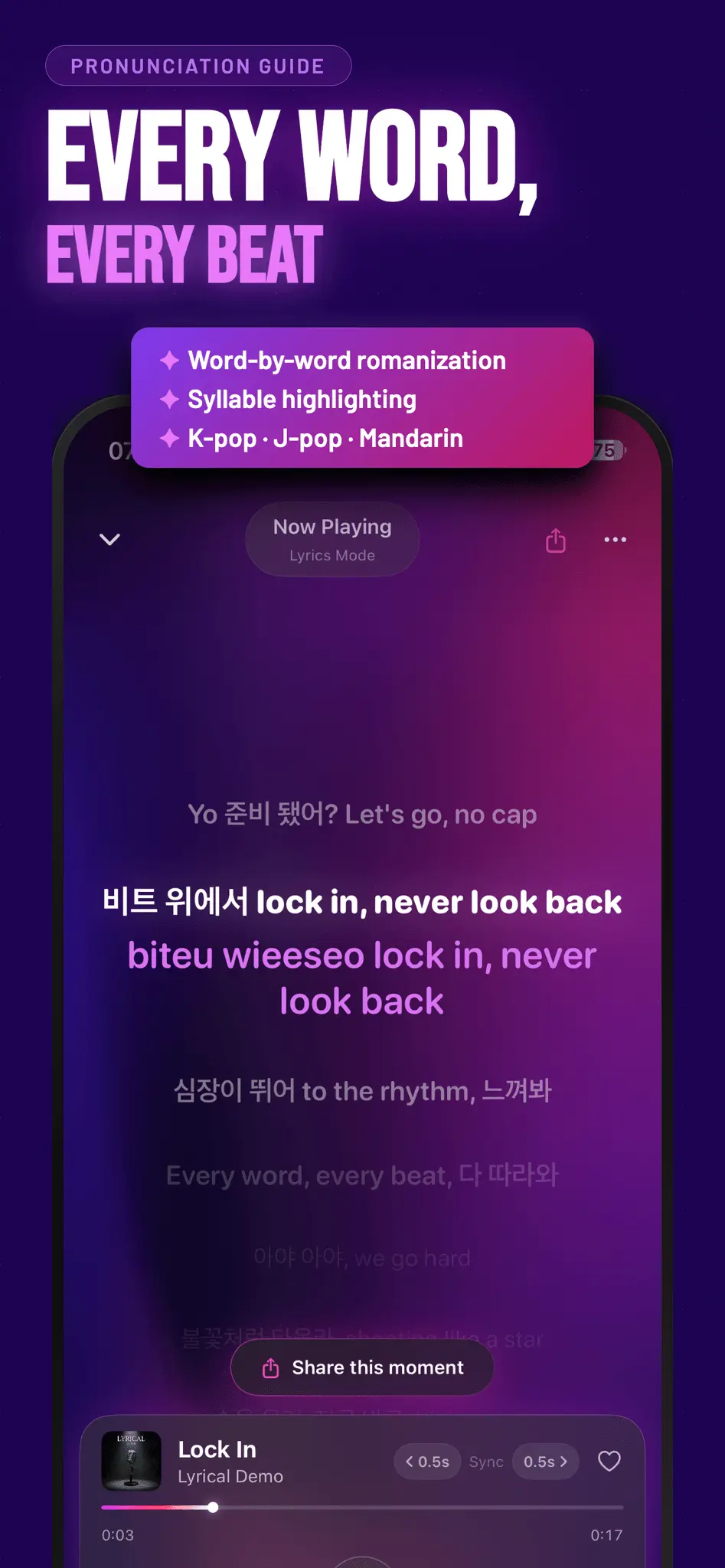 Screenshot 5 of Lyrical