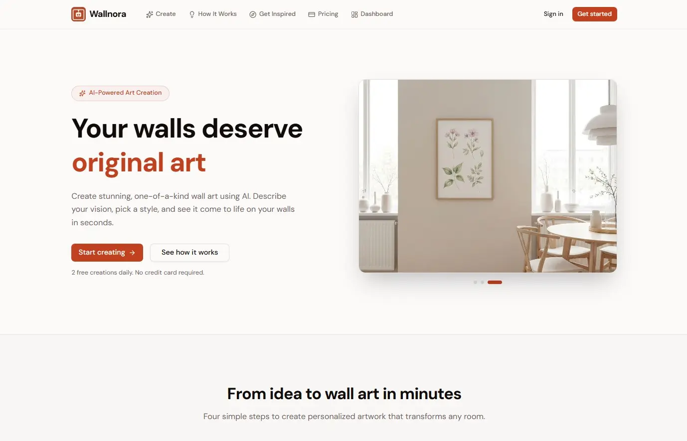 Screenshot 3 of Wallnora - AI Wall Art Creator