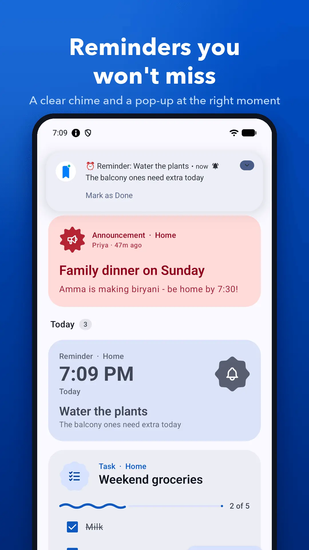Screenshot 1 of Notify