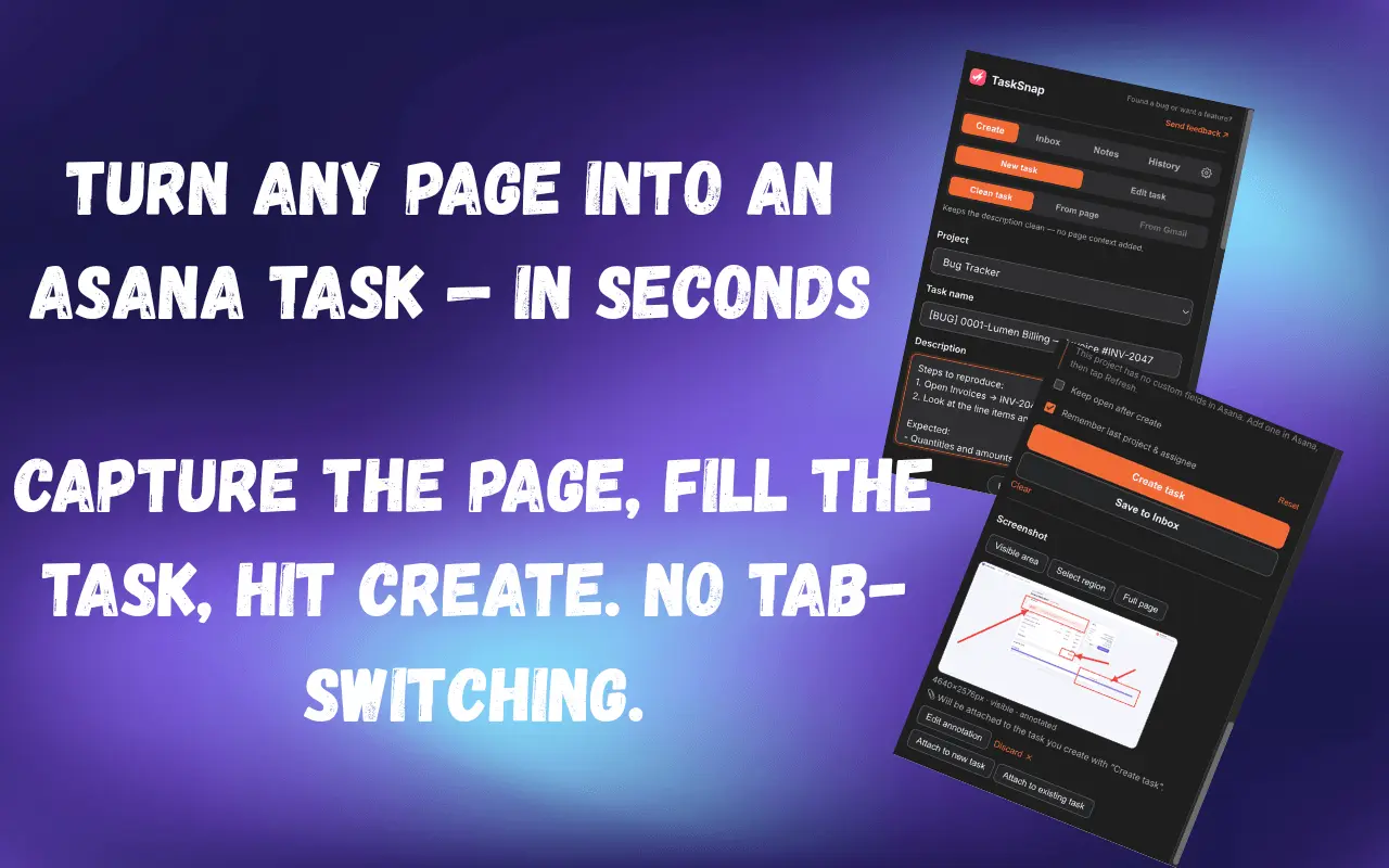Screenshot 1 of TaskSnap
