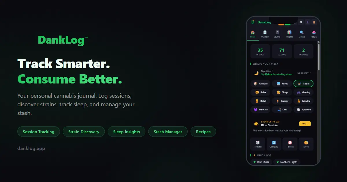 Screenshot 1 of DankLog
