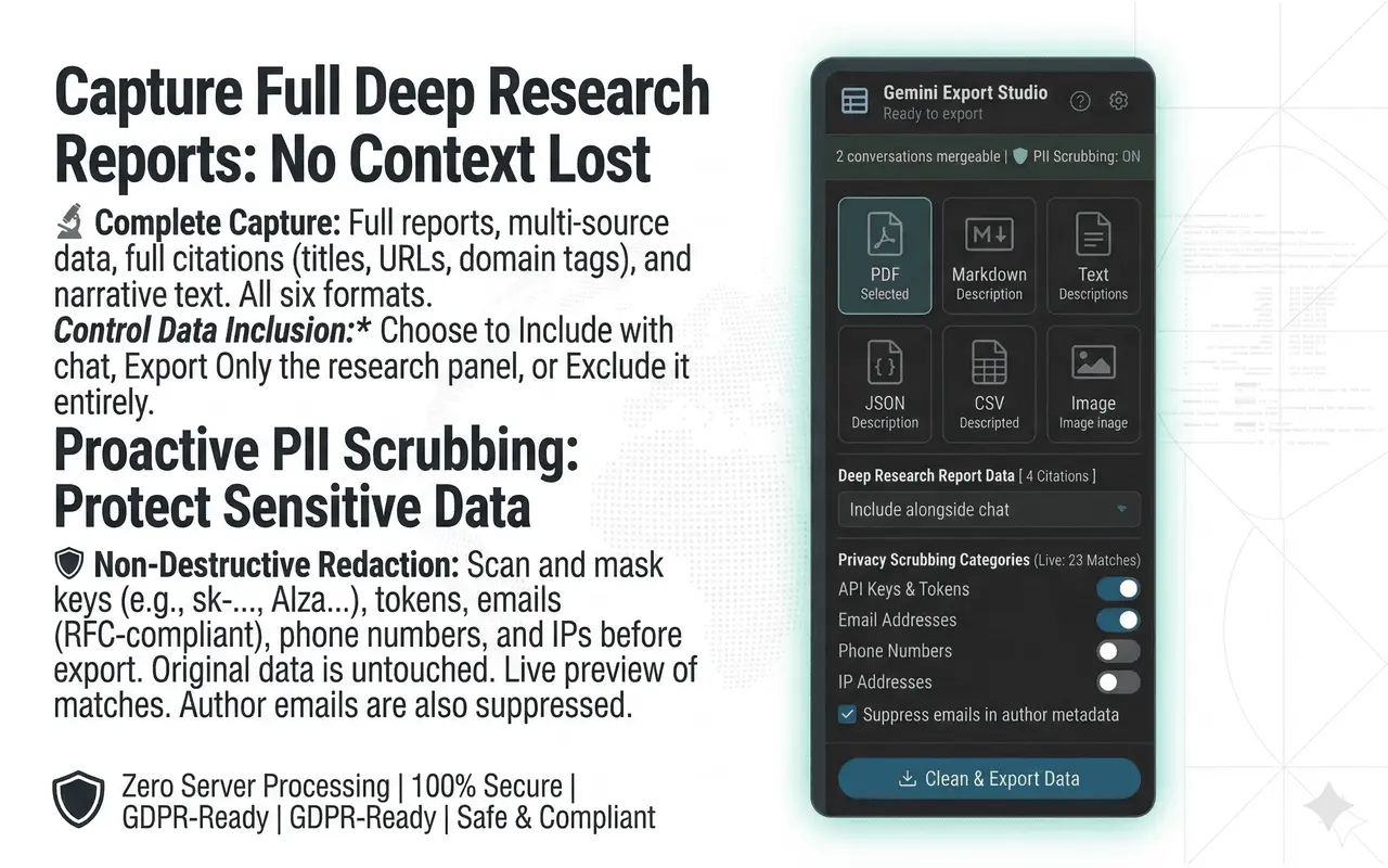 Screenshot 8 of Gemini Export Studio