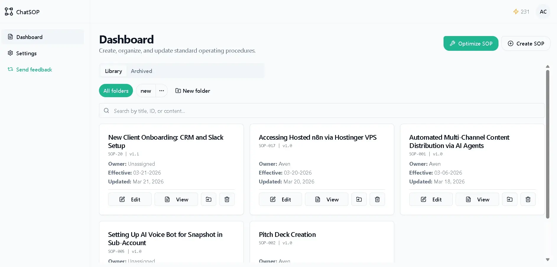 Screenshot 5 of ChatSOP