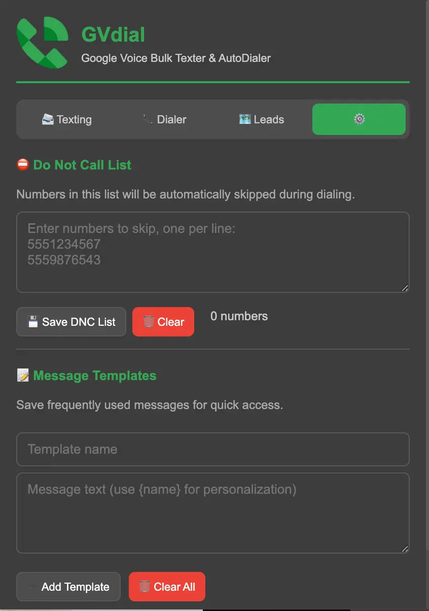 Screenshot 2 of Gvdial