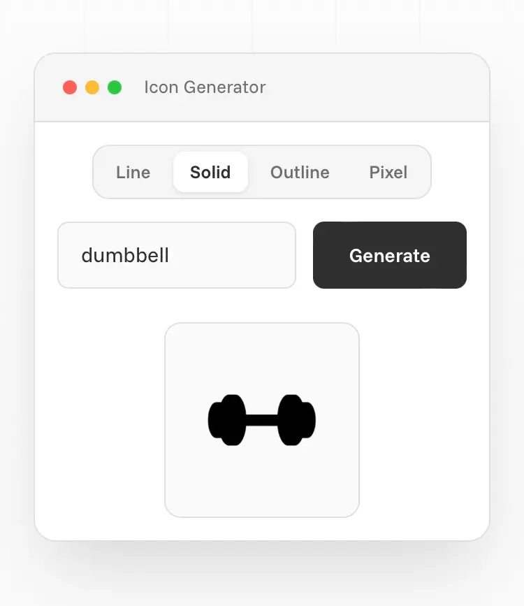 Screenshot 1 of Iconly - AI Icon Generator