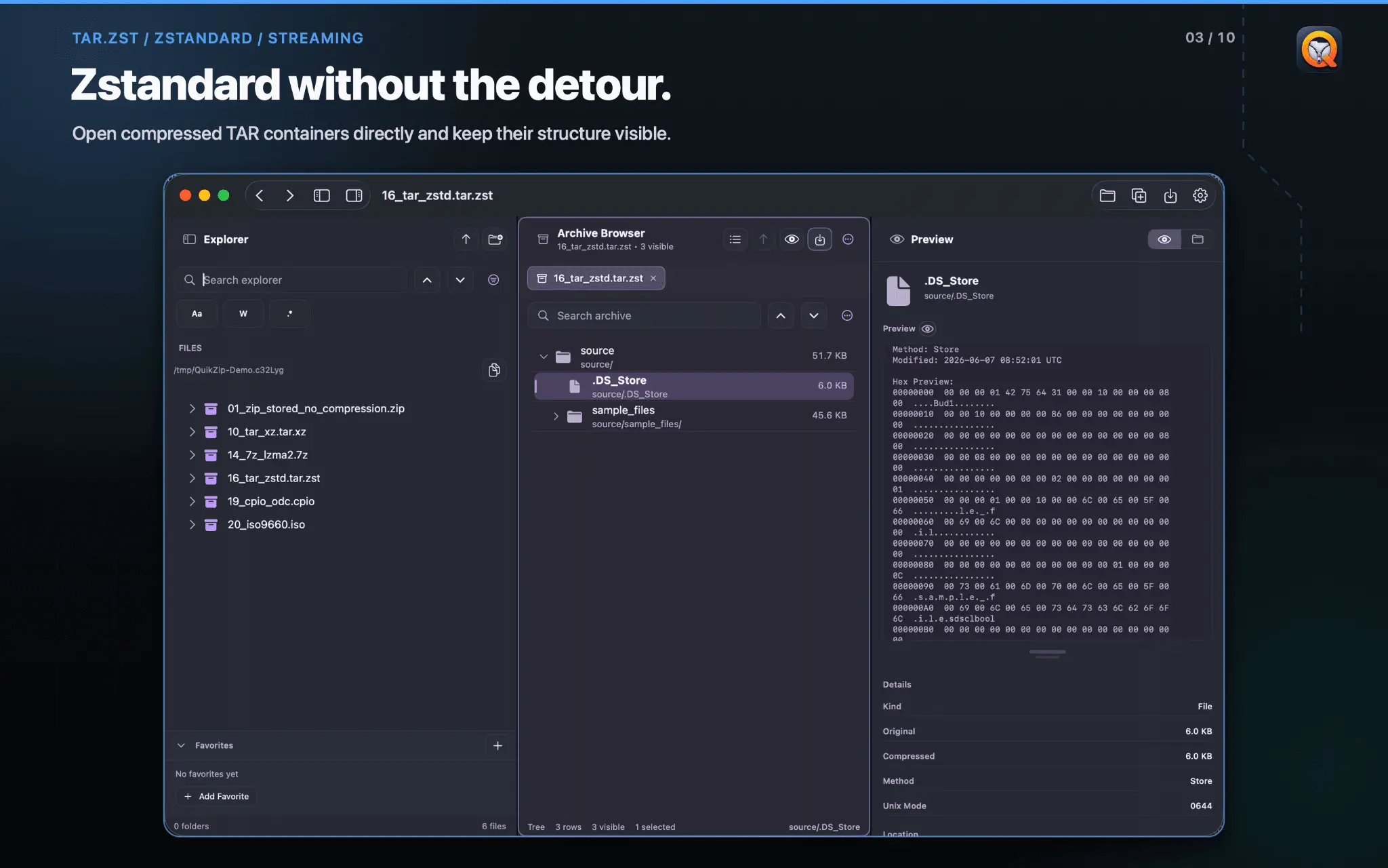 Screenshot 3 of QuikZip