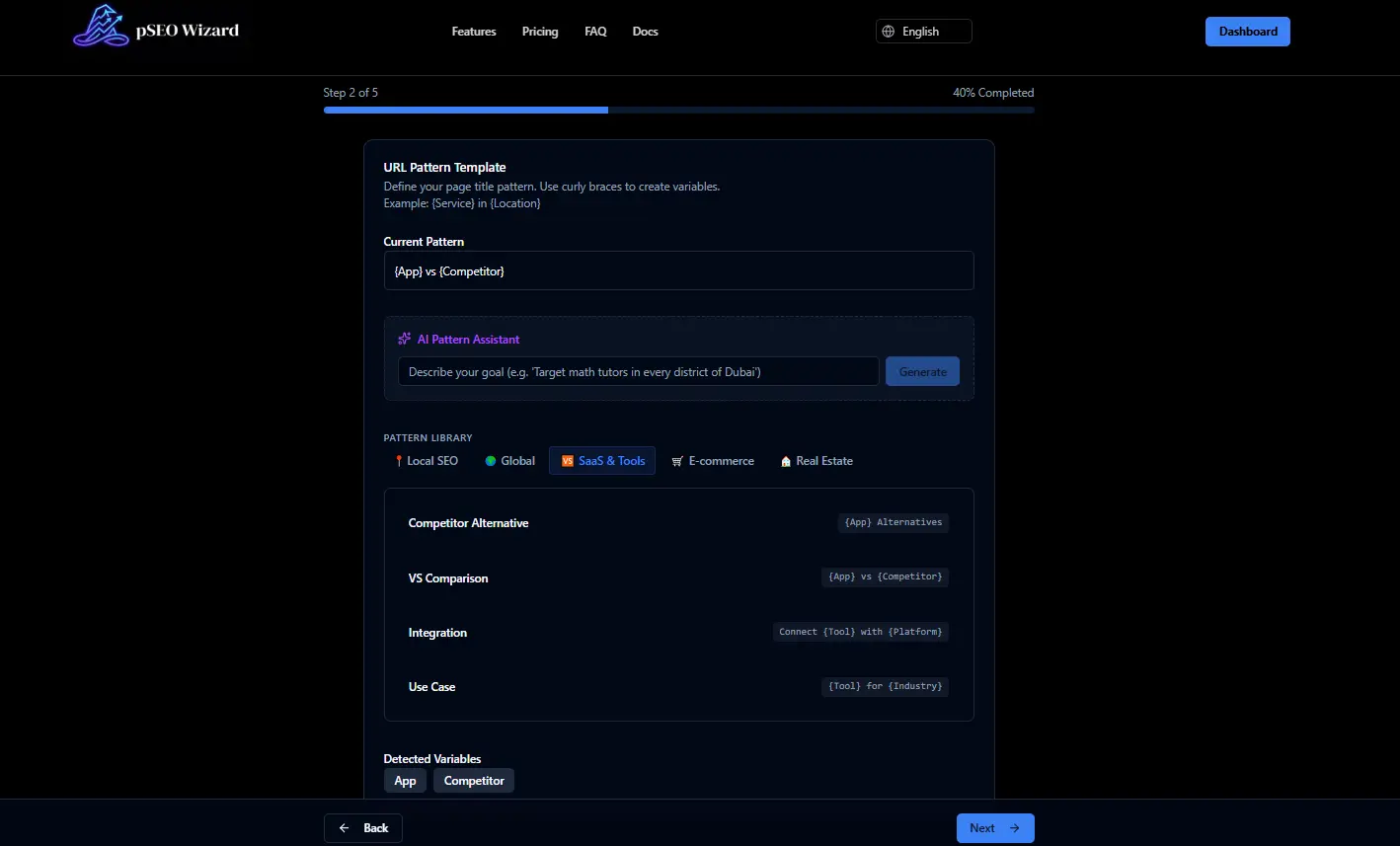 Screenshot 7 of pSEO Wizard