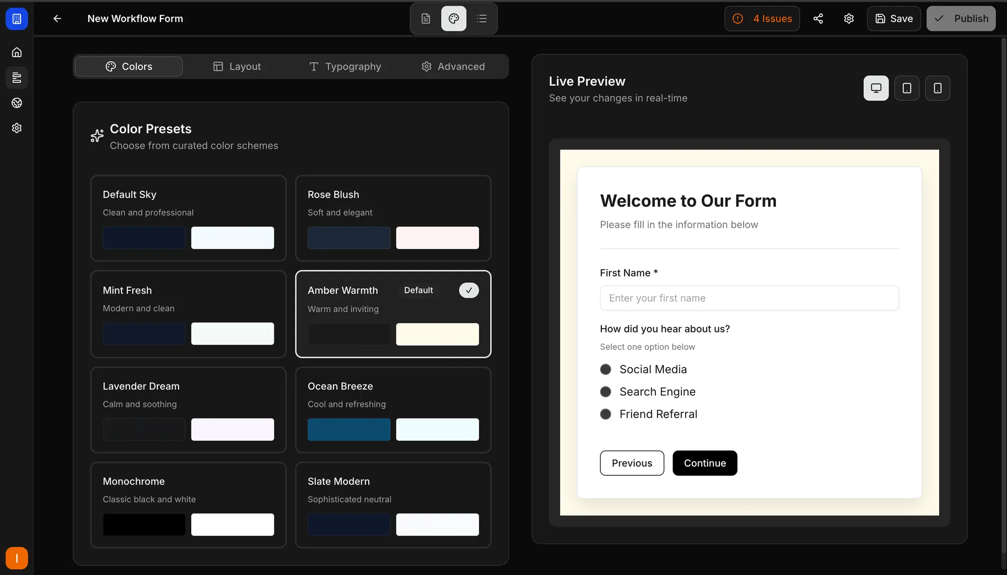 Screenshot 3 of WorkForm