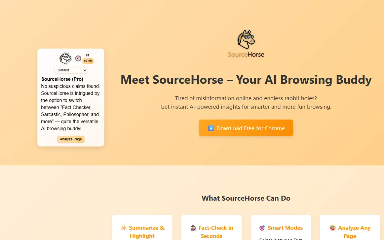 Screenshot 1 of SourceHorse