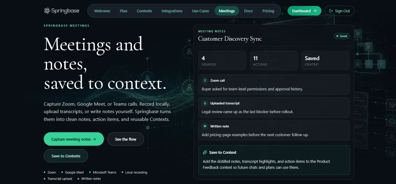 Screenshot 5 of Springbase.ai