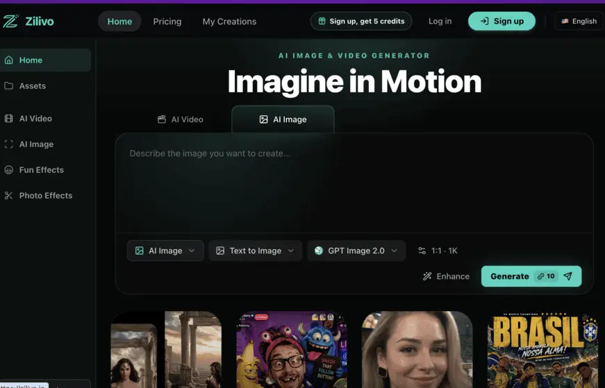 Screenshot 1 of Zilivo AI