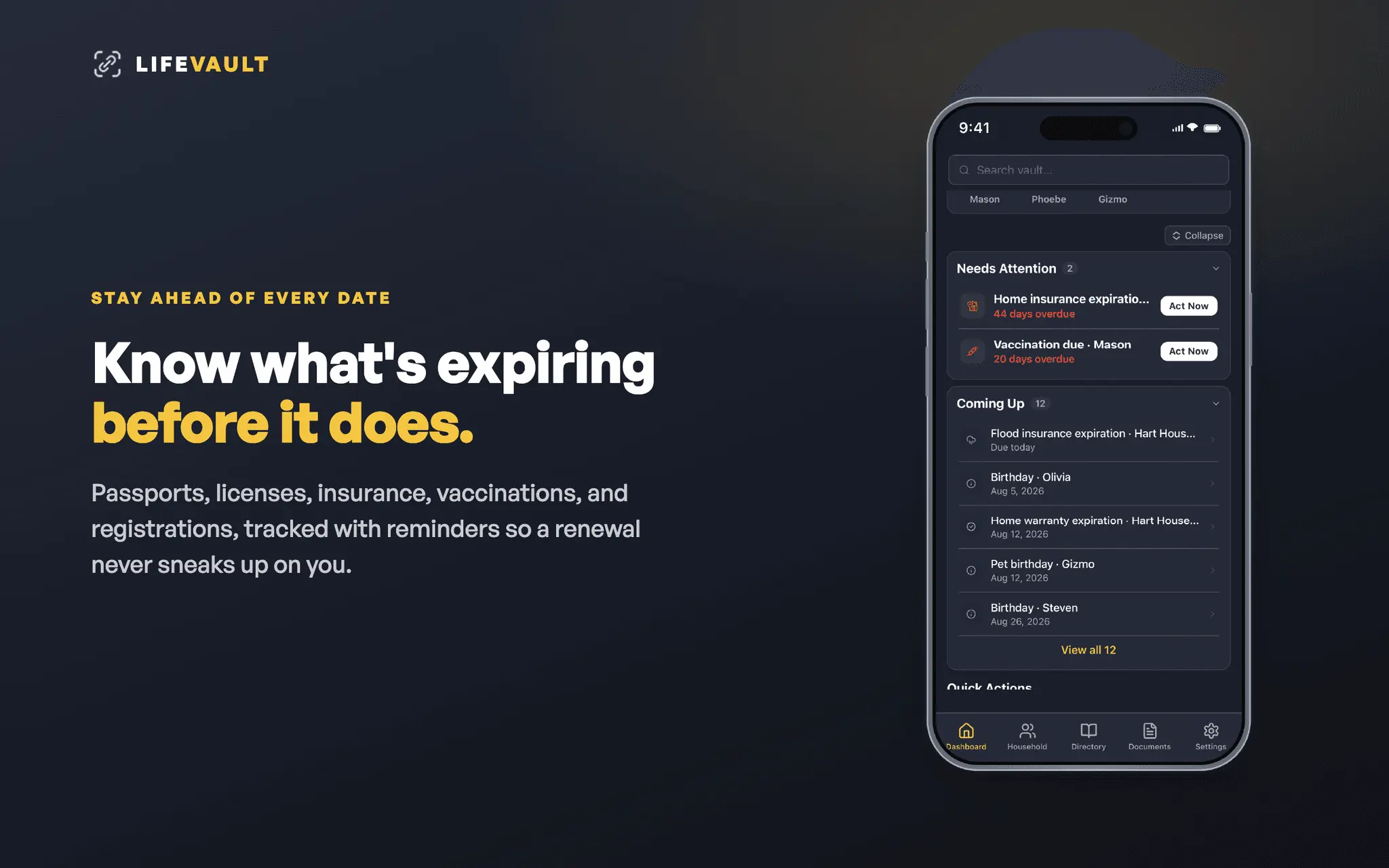 Screenshot 5 of LifeVault: Family Organizer