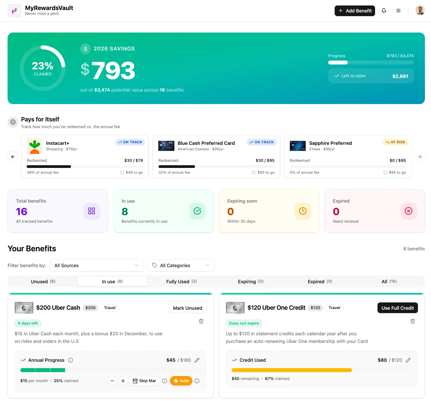 Screenshot 2 of MyRewardsVault