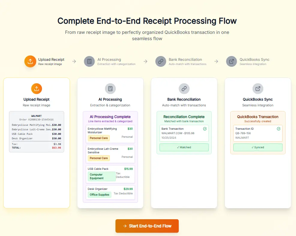 Screenshot 1 of ReceiptRecon - AI Receipt Scanner