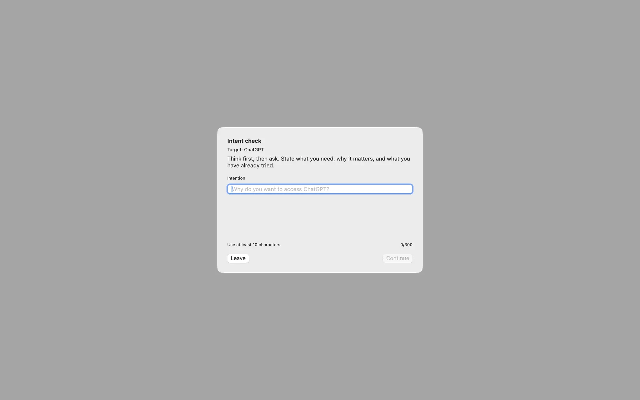 Screenshot 2 of Use Less AI