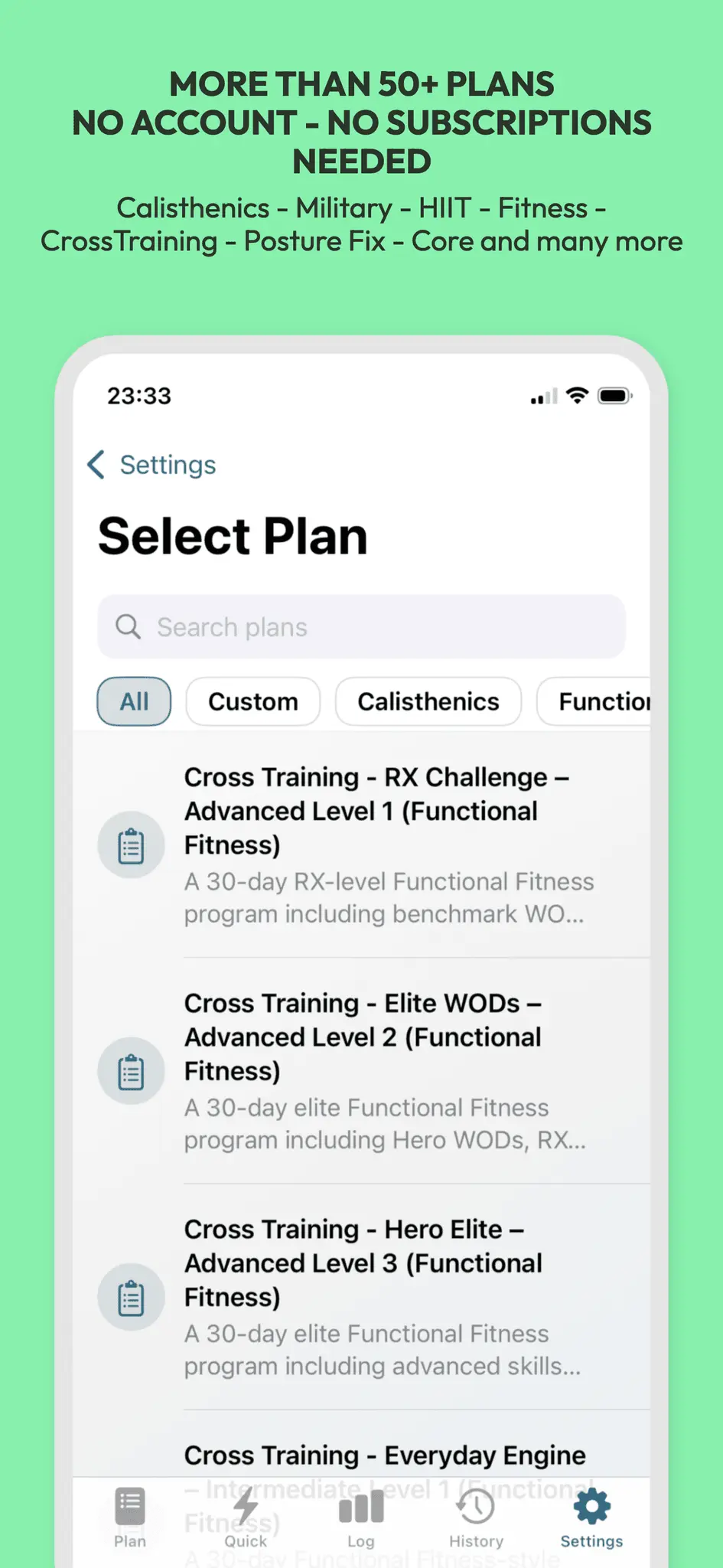 Screenshot 2 of 30Day Workout Plans: Training