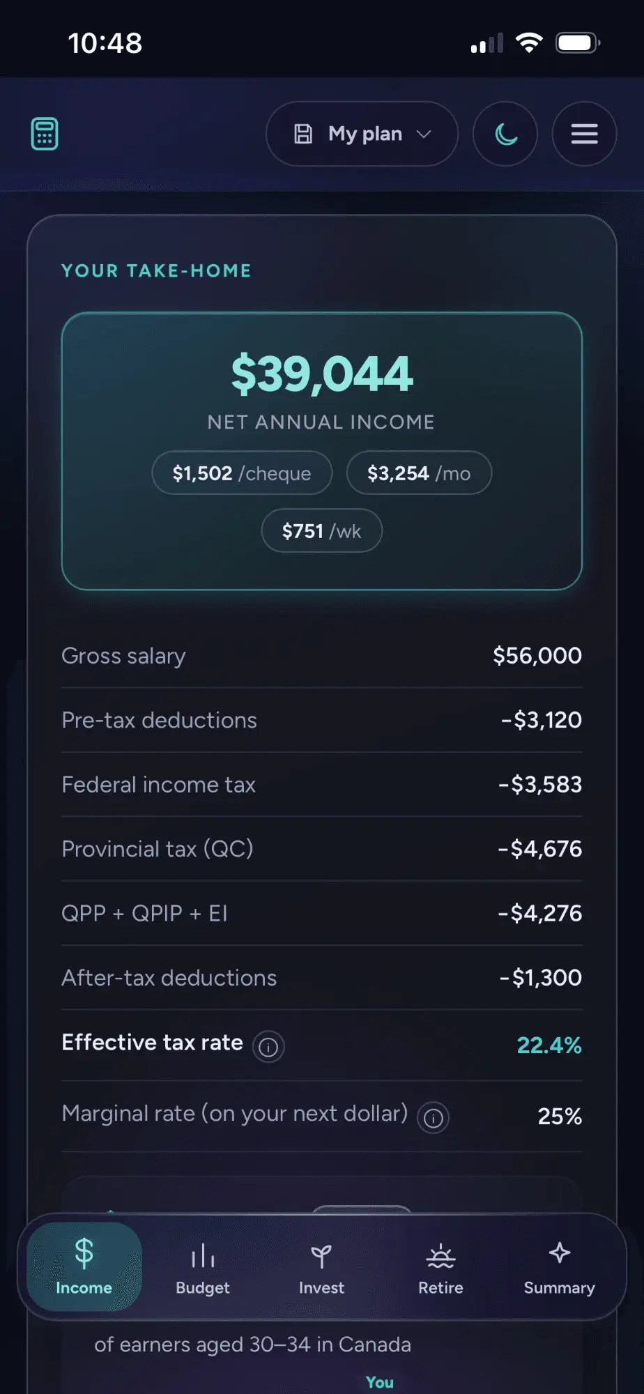 Screenshot 2 of Finance Simulator