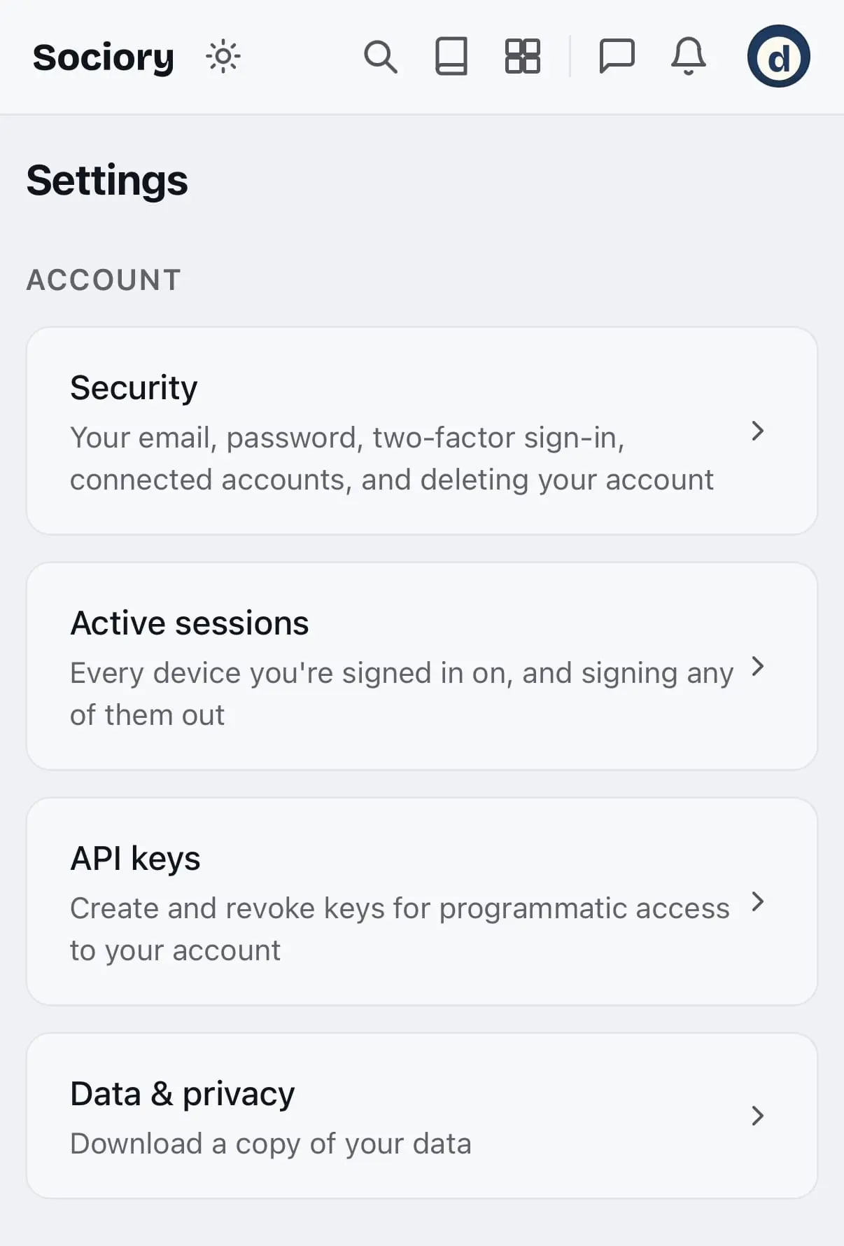 Screenshot 9 of Sociory