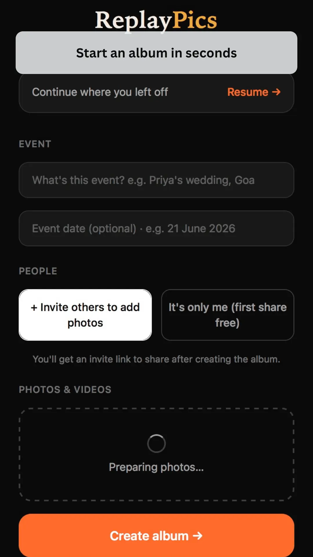 Screenshot 1 of ReplayPics