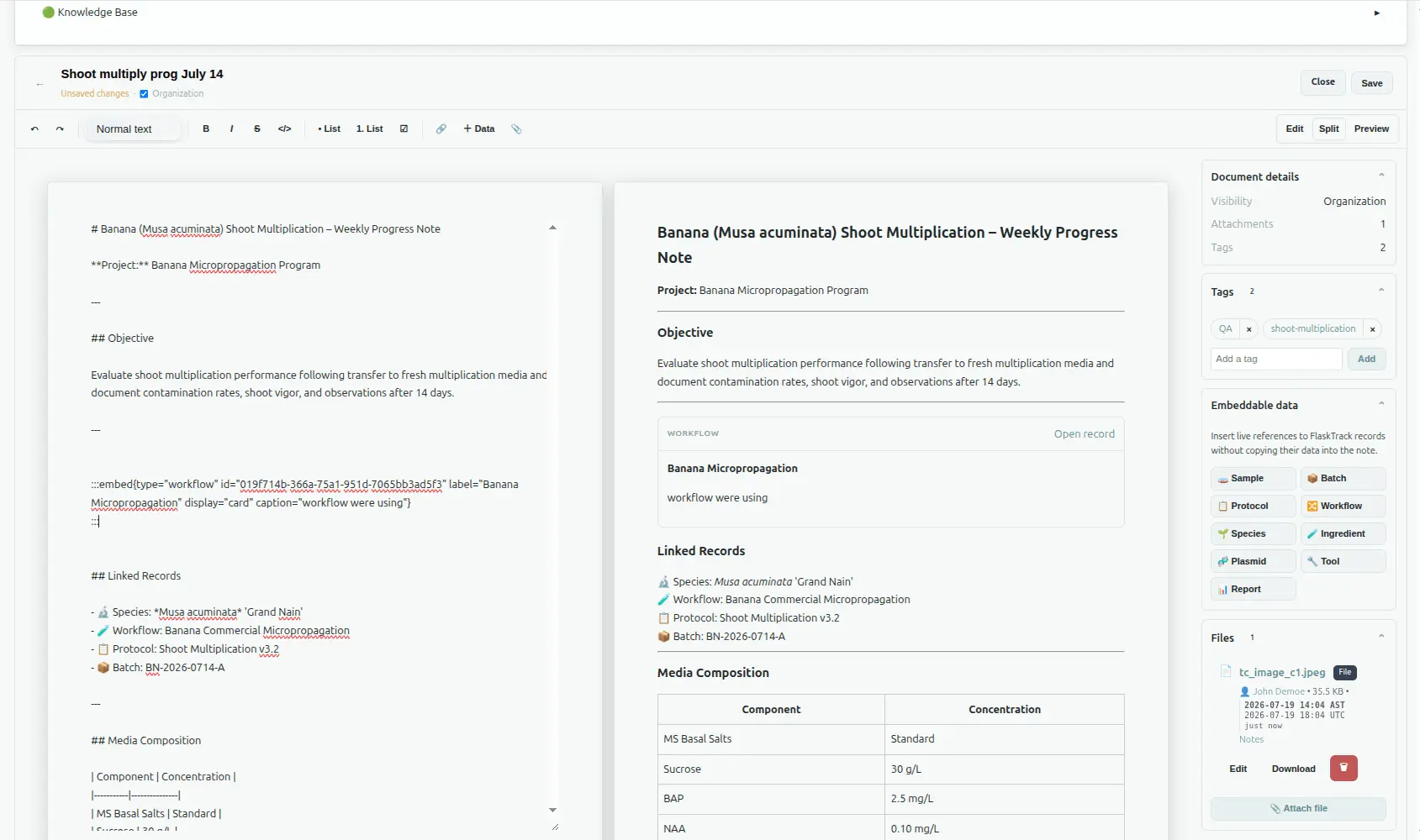 Screenshot 3 of FlaskTrack