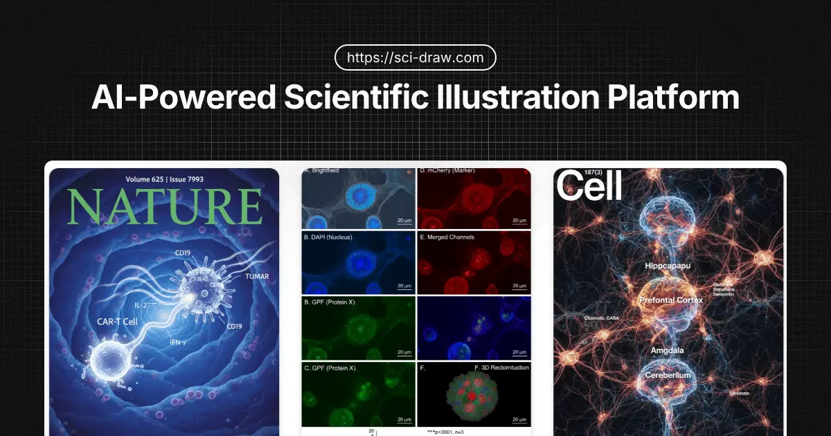 Screenshot 1 of SciDraw AI