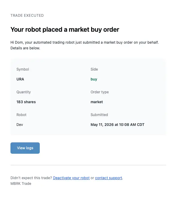 Screenshot 3 of MBRK Trade