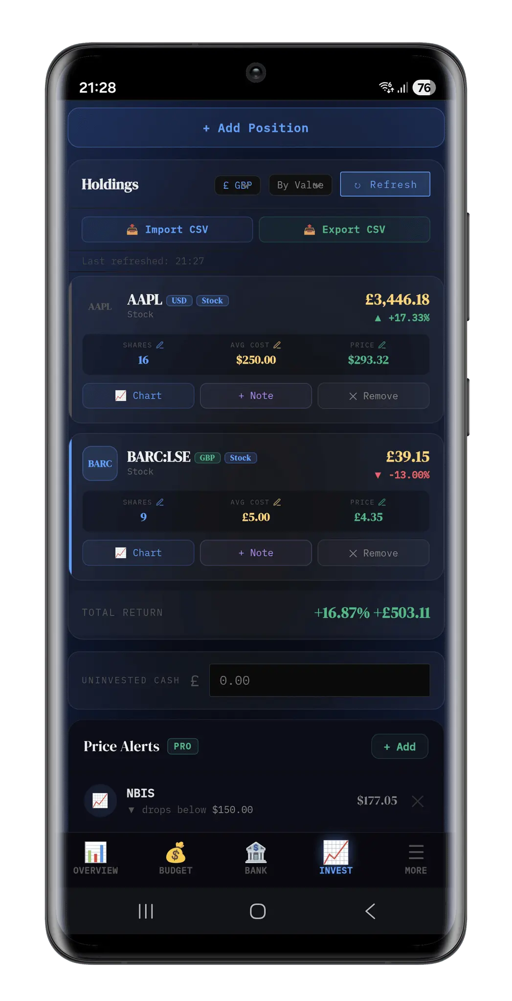Screenshot 5 of Wealthr
