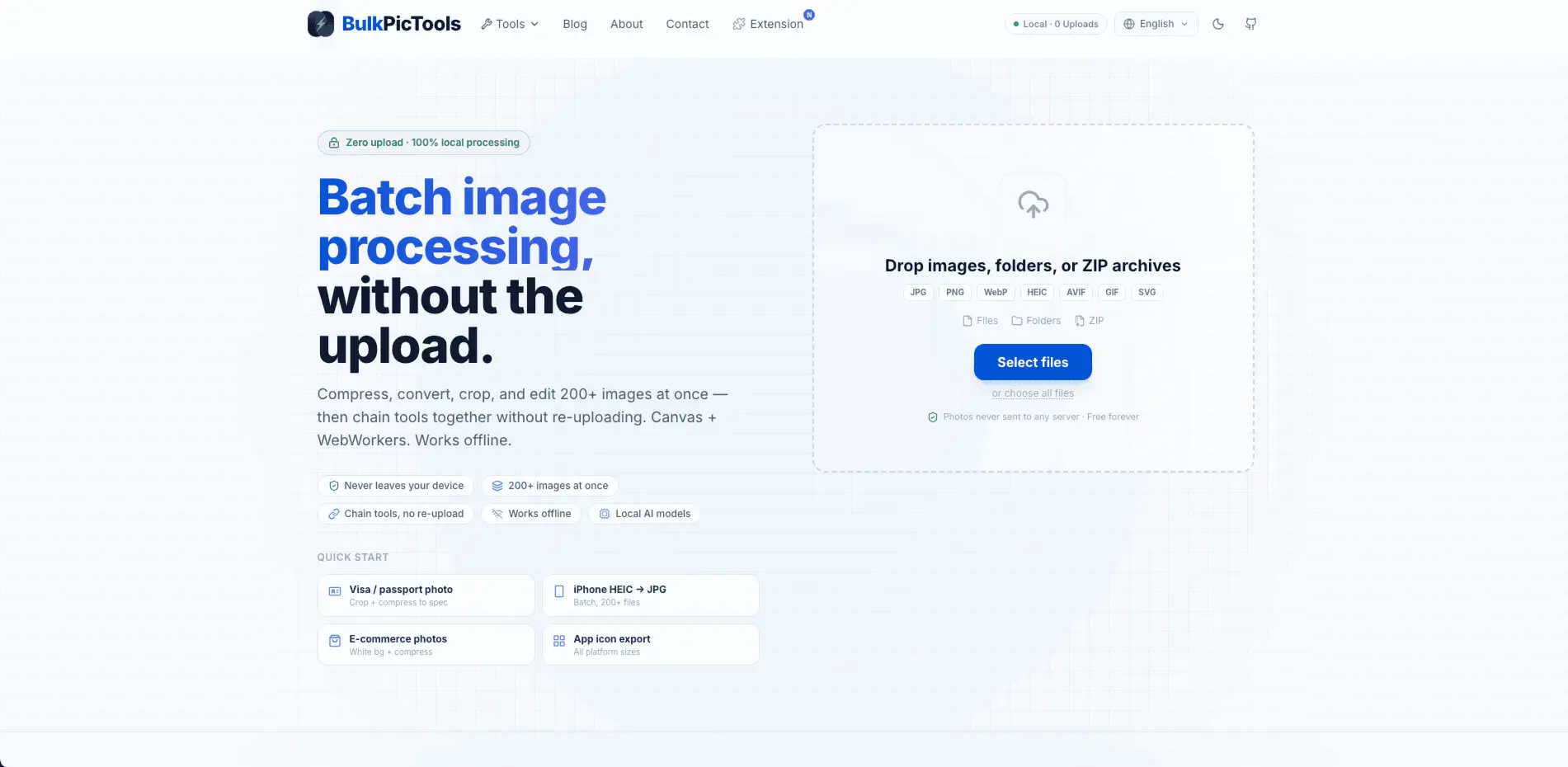 Screenshot 1 of BulkPicTools