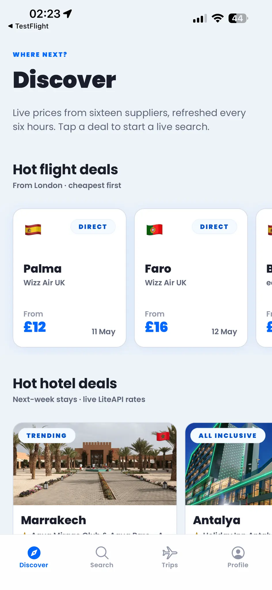 Screenshot 1 of JetMeAway