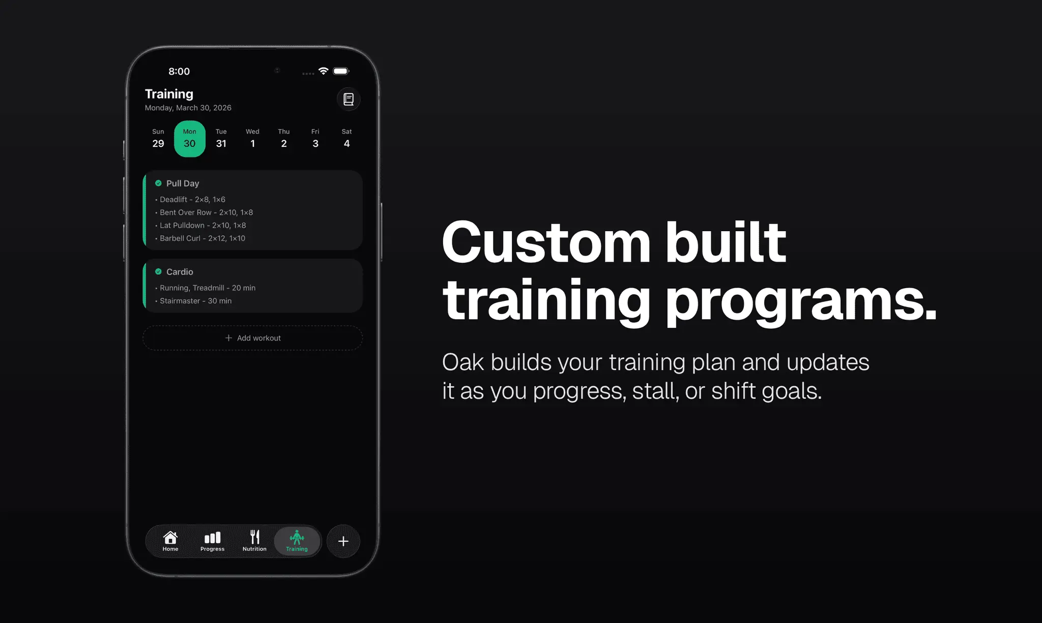 Screenshot 5 of Oak - AI Fitness Coach