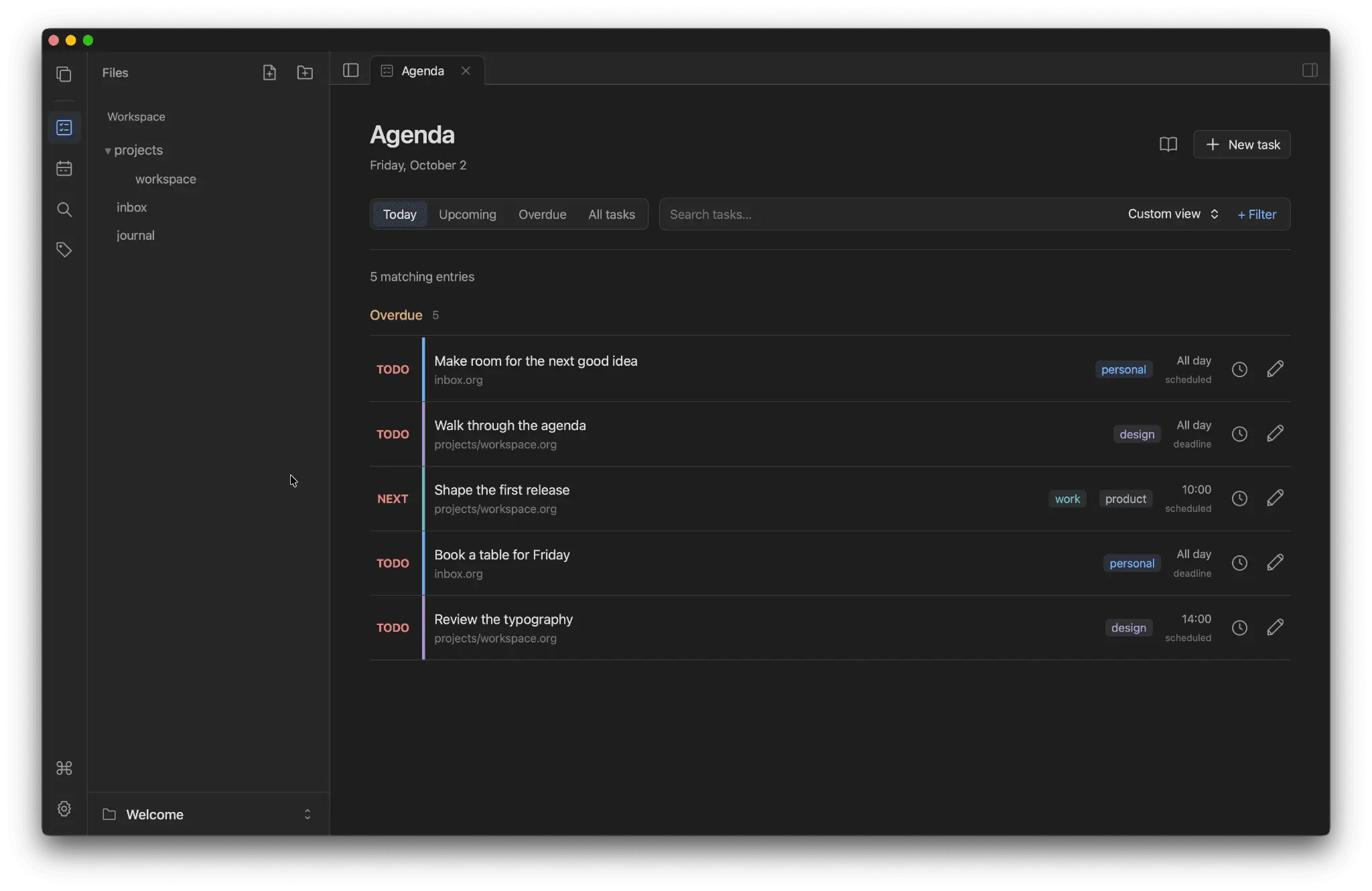Screenshot 1 of OrbitalNote