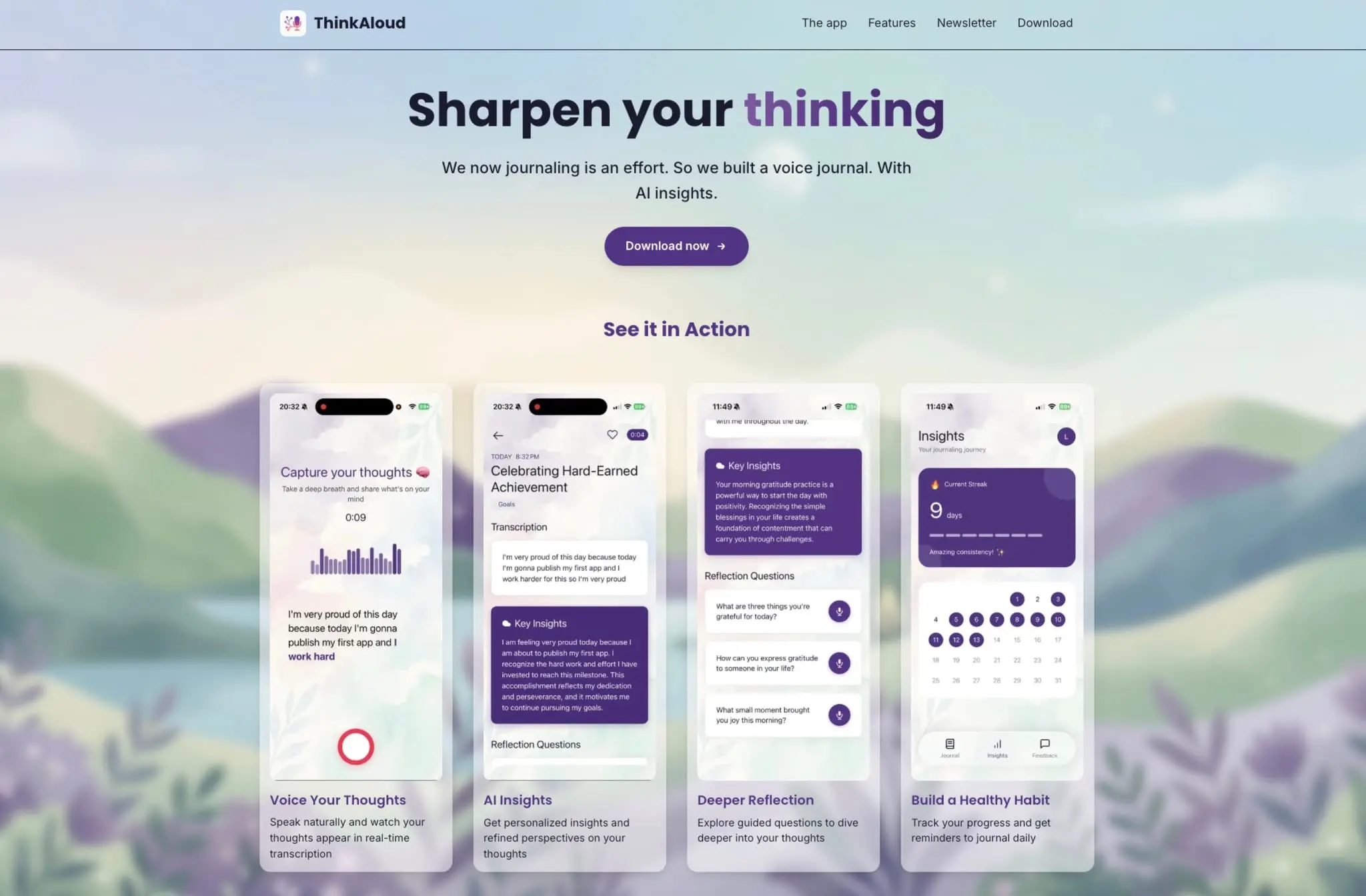 Screenshot 1 of ThinkAloud