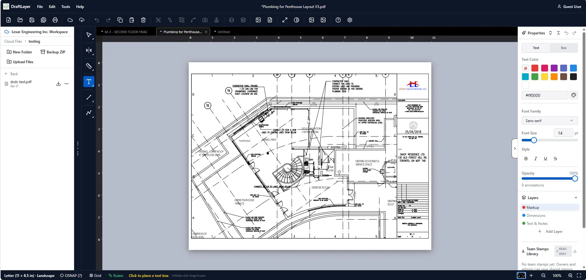 Screenshot 1 of DraftLayer