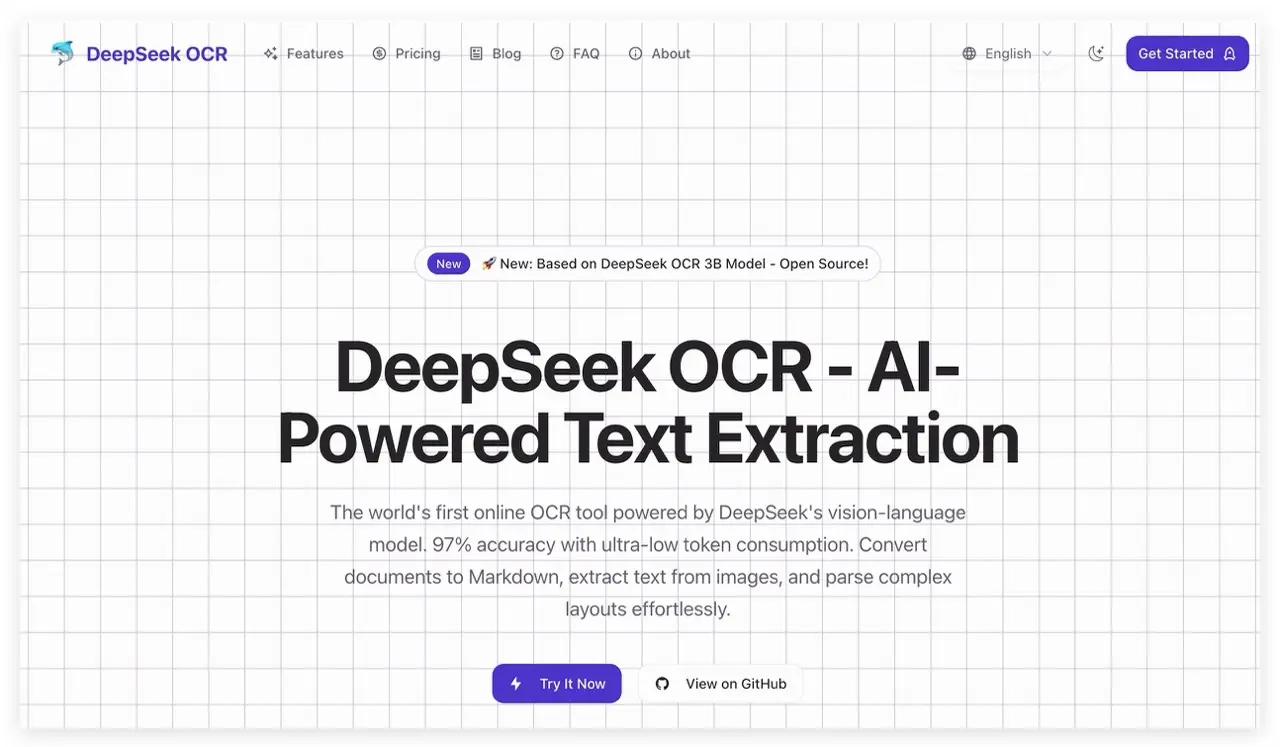 Screenshot 1 of DeepSeek OCR