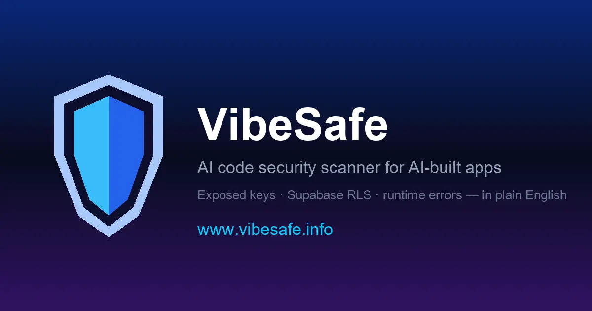 Screenshot 1 of VibeSafe