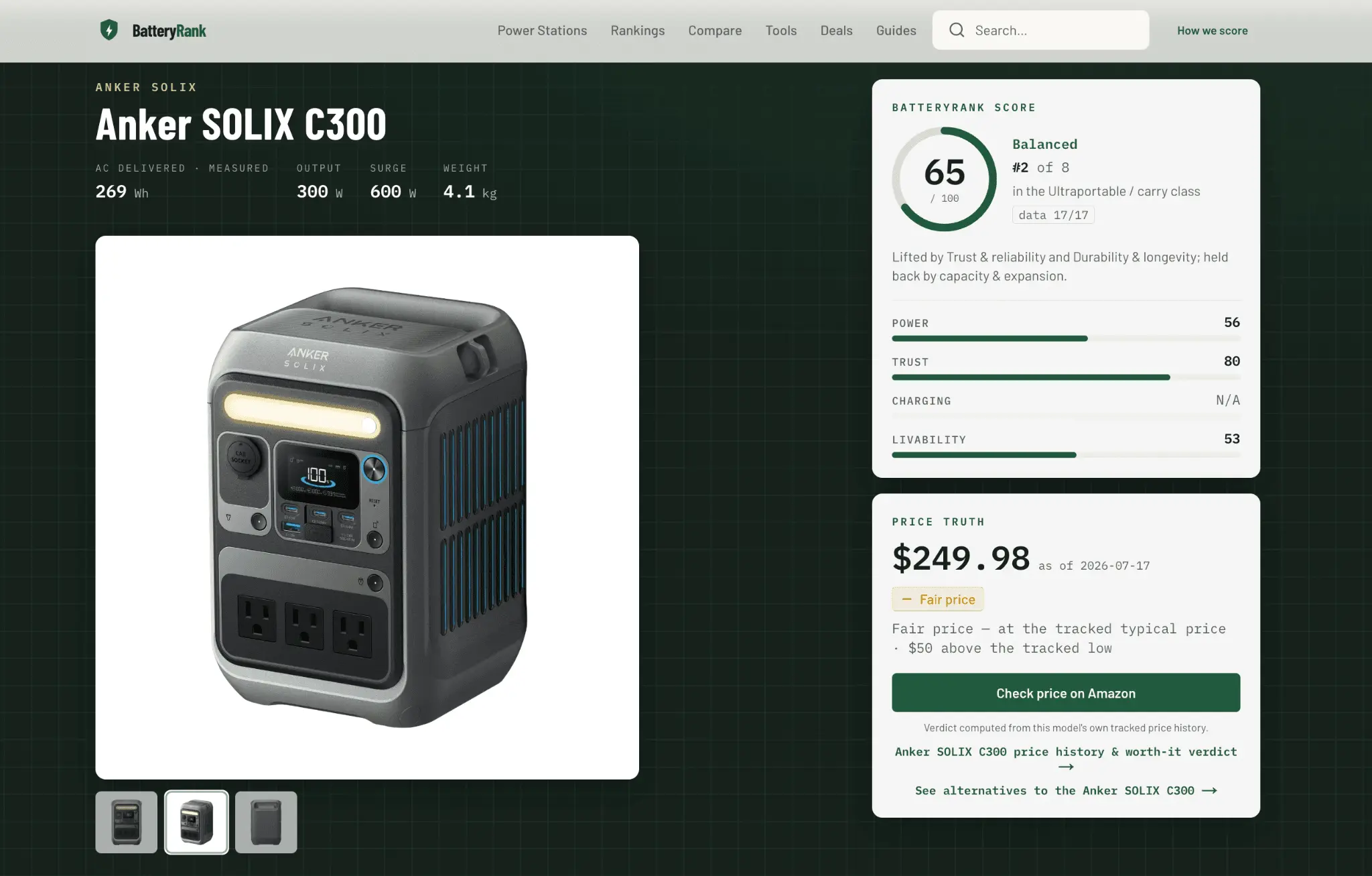 Screenshot 3 of BatteryRank